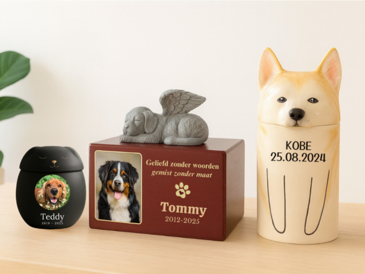 De juiste urnmaat kiezen voor de as van je hond: een maattabel voor baasjes