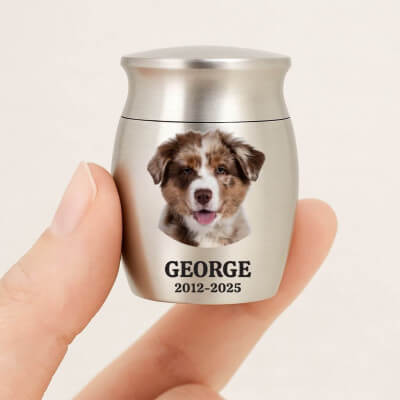 Gepersonaliseerde mini-urn voor honden – met...